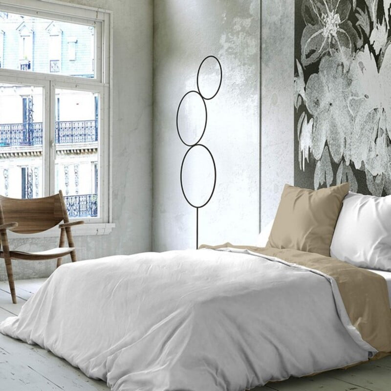 Κάλυψη παπλώματος Naturals Λευκό (Kρεβάτι 135) (220 x 270 cm)