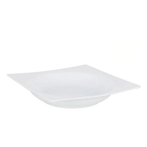 Βαθύ Πιάτο Zen Πορσελάνη Λευκό (20 x 20 x 3