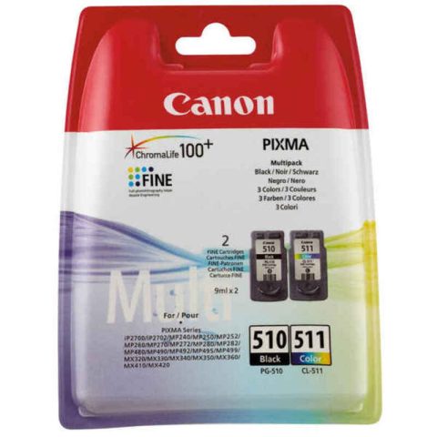 Αυθεντικό Φυσίγγιο μελάνης Canon PG-510/CL-511 Multi Pack