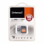 Κάρτα Μνήμης Micro SD με Αντάπτορα INTENSO 3413470 16 GB Κατηγορία 10