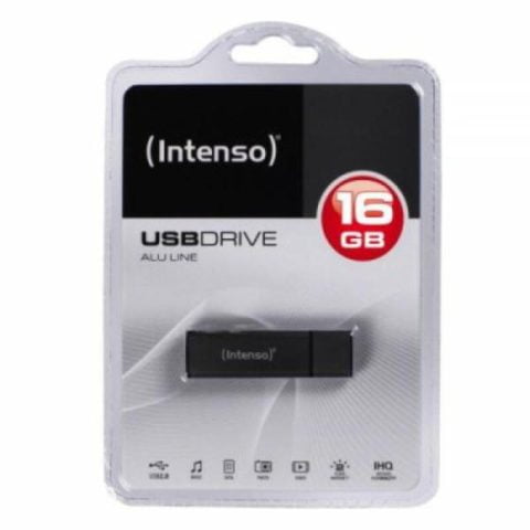 Στικάκι USB INTENSO ALU LINE 16 GB Ανθρακί 16 GB Στικάκι USB