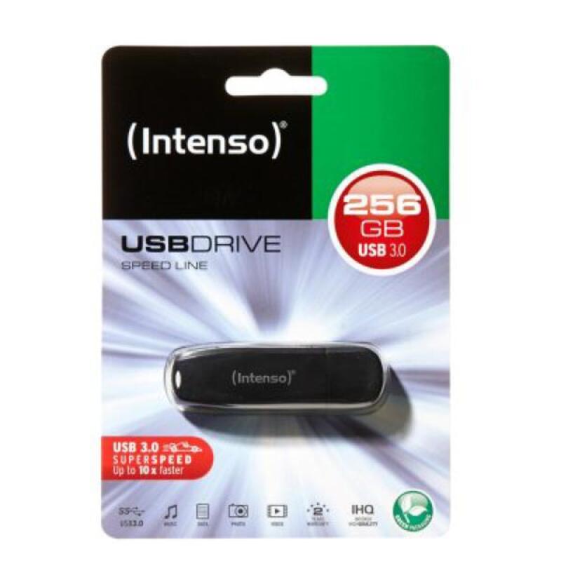 Στικάκι USB INTENSO 3533492 256 GB USB 3.0 Μαύρο 256 GB Στικάκι USB