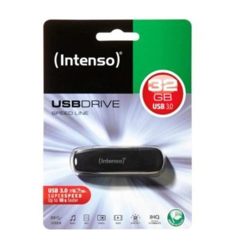 Στικάκι USB INTENSO FAELAP0356 USB 3.0 32 GB Μαύρο 32 GB Στικάκι USB