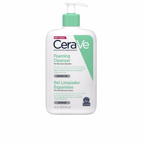 Αφρός Καθαρισμού CeraVe Foaming Cleanser Τζελ 1 L (1 l)