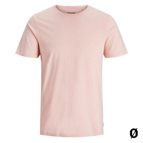 Ανδρική Μπλούζα με Κοντό Μανίκι Jack & Jones 12171674 ROS Ροζ