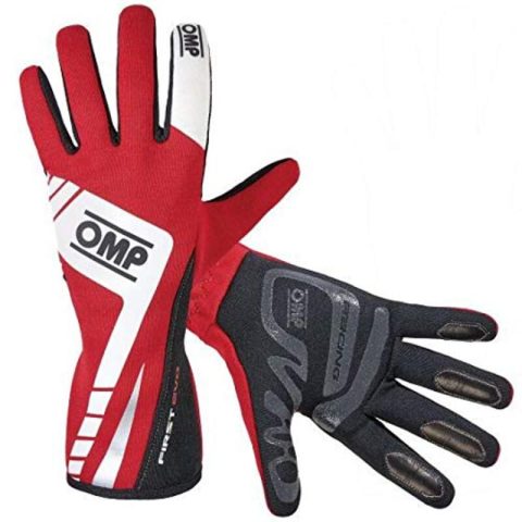 Men's Driving Gloves OMP OMPIB/767/R/L Κόκκινο L