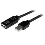 Καλώδιο USB Startech USB2AAEXT10M         Μαύρο