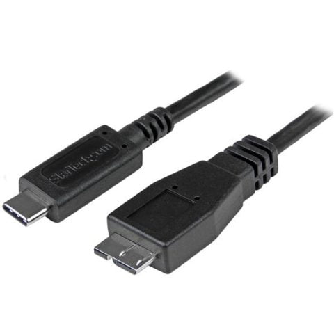 Καλώδιο Micro USB 3.0 B σε USB C Startech USB31CUB50CM         50 cm Μαύρο