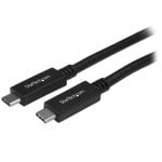 Καλώδιο USB C Startech USB315CC1M           USB C Μαύρο
