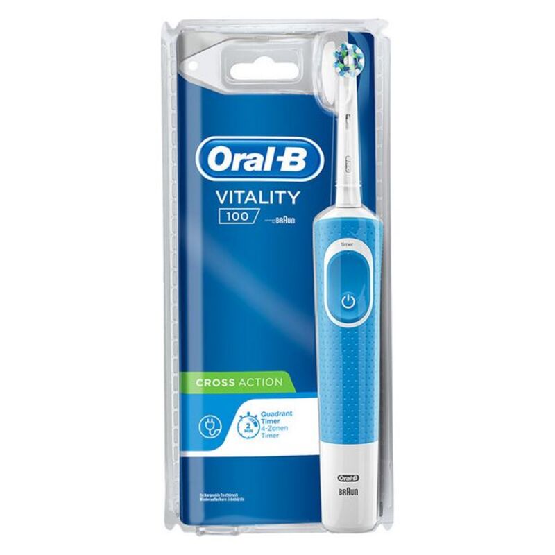 Ηλεκτρική οδοντόβουρτσα Vitality Cross Action Oral-B 80312444 Μπλε (x1)