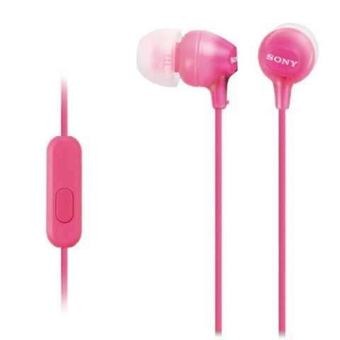 Ακουστικά με Μικρόφωνο Sony MDREX15APP Ροζ