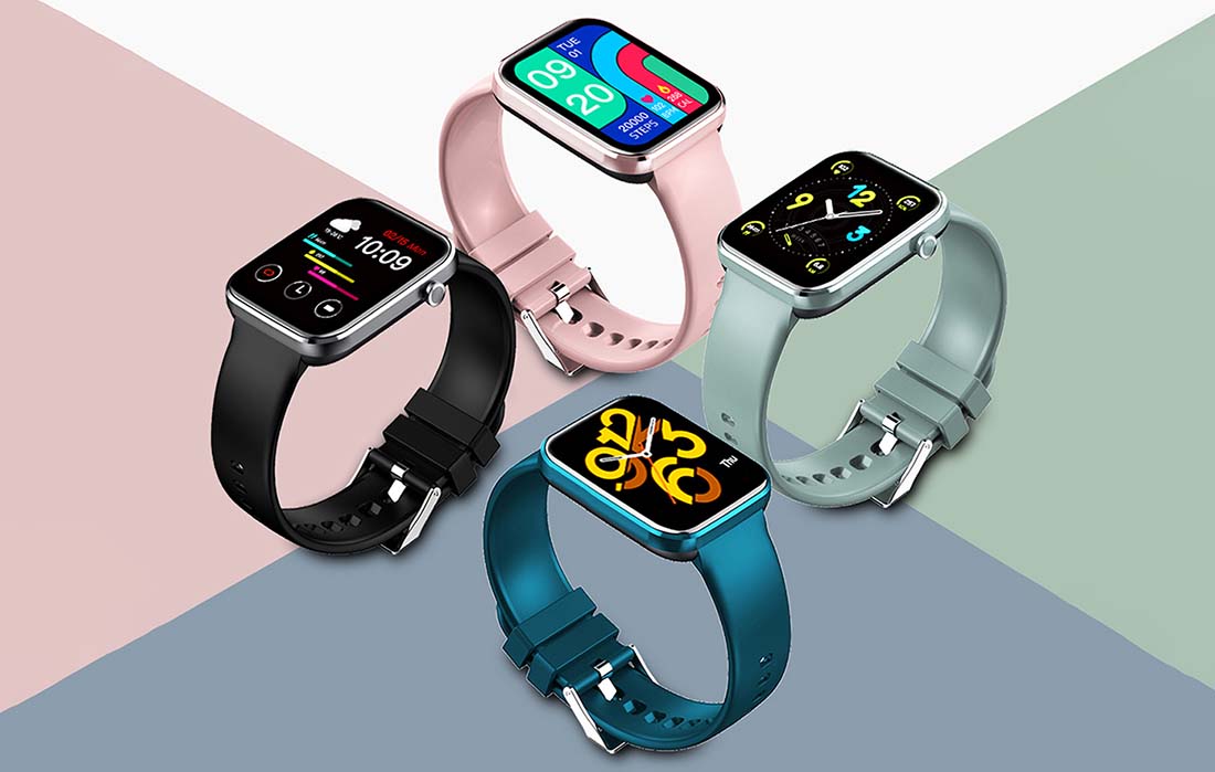 Smart watch Smartwatch Colmi P15 (black)