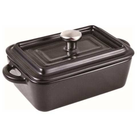 Κατσαρόλα Masterpro Ορθογώνιο Μαύρο Πήλινα black (15