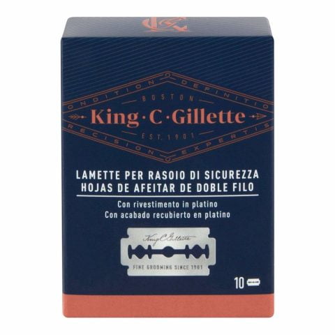 Αντικατάσταση Λεπίδων Ξυραφιού King C Gillette (10 uds)