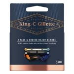 Ανταλλακτικά για το Ξυράφι King C Gillette Gillette King (3 uds)