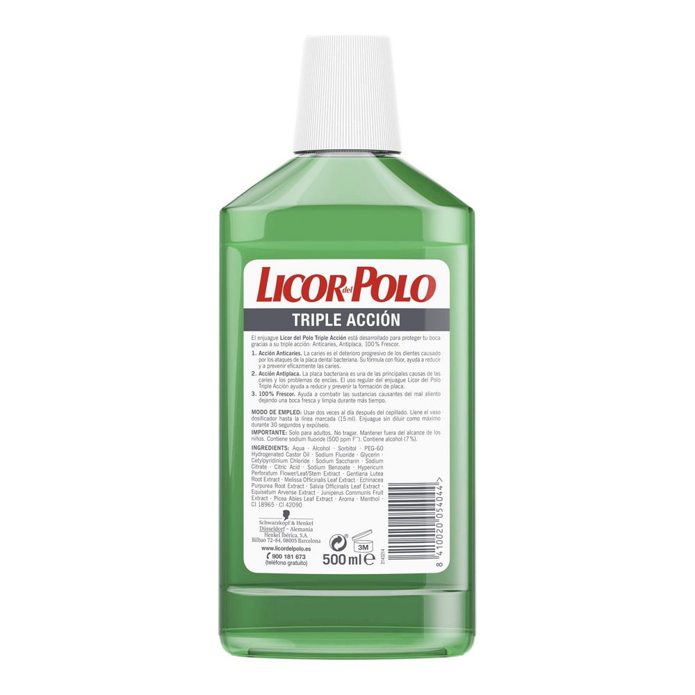 Στοματικό Διάλυμα Licor Del Polo Πράσινο (500 ml)
