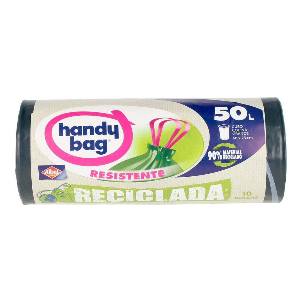 Τσάντες Σκουπιδιών Handy Bag Albal Ανθεκτικό Ανακυκλωμένο (10 uds)