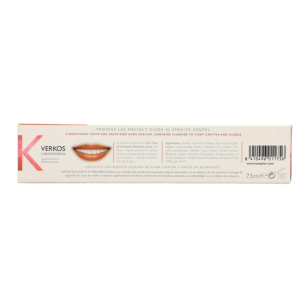 Oδοντόκρεμα Kemphor Junior Kemphor (75 ml)
