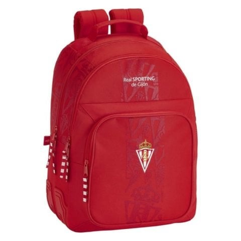 Σχολική Τσάντα Real Sporting de Gijón Κόκκινο