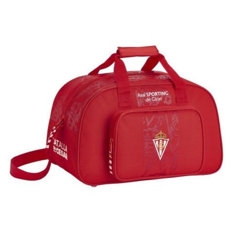 Αθλητική Tσάντα Real Sporting de Gijón Κόκκινο (40 x 24 x 23 cm)