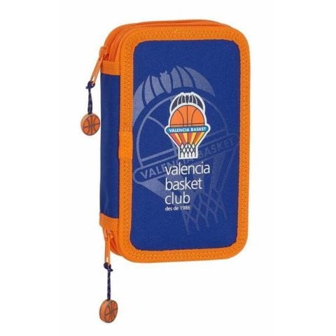 Σακίδιο Πλάτης για τα Μολύβια Valencia Basket Μπλε Πορτοκαλί (28 pcs)