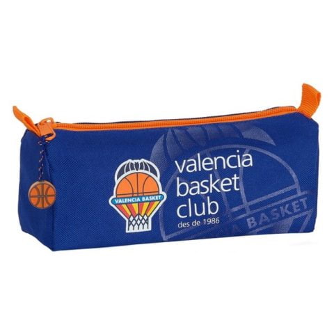 Κασετίνα Valencia Basket Μπλε Πορτοκαλί