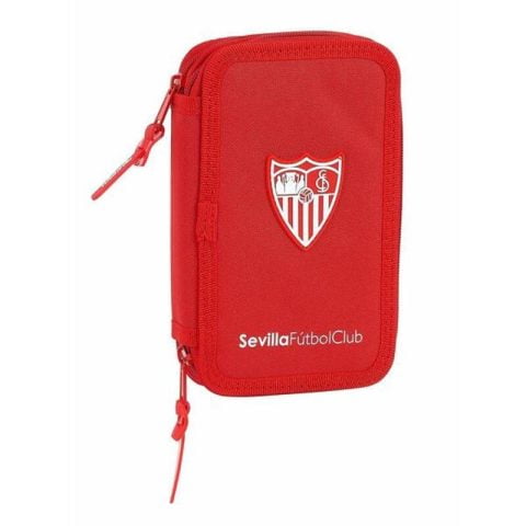 Σακίδιο Πλάτης για τα Μολύβια Sevilla Fútbol Club M854 Κόκκινο 12.5 x 19.5 x 4 cm (28 Τεμάχια)