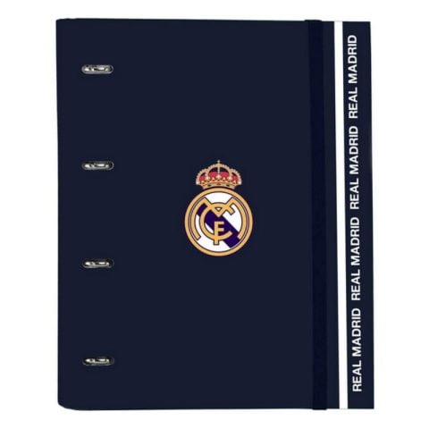 Φάκελος δακτυλίου Real Madrid C.F. 512034666 Ναυτικό Μπλε (27 x 32 x 3.5 cm)