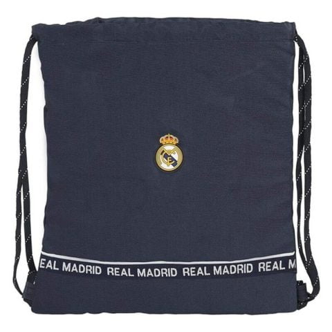 Σχολική Τσάντα με Σχοινιά Real Madrid C.F. Ναυτικό Μπλε
