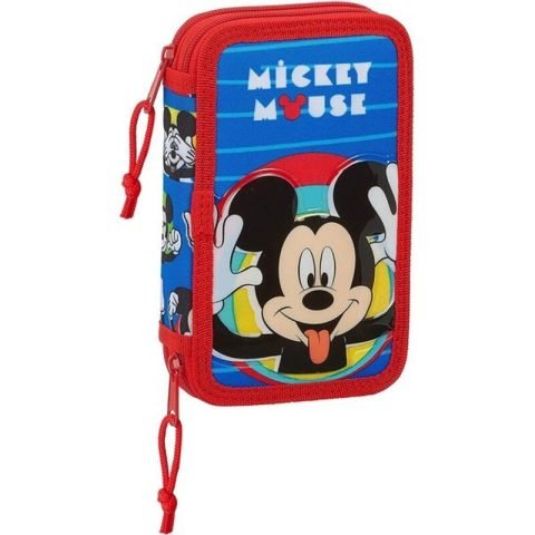 Σακίδιο Πλάτης για τα Μολύβια Mickey Mouse Clubhouse Me Time Μπλε Κόκκινο (28 pcs)
