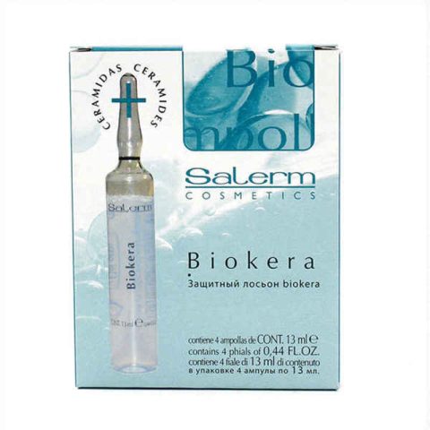 Δυναμώνη και Περιποίει τα Μαλλιά Salerm Biokera (4 x 13 ml)