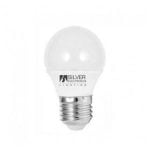 Σφαιρική Λάμπα LED Silver Electronics ECO E27 5W Λευκό Φως