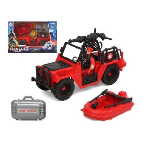 Playset Firefighters Rescue Team Κόκκινο
