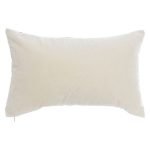 Μαξιλάρι DKD Home Decor Λευκό βαμβάκι (50 x 30 cm)