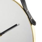 Ρολόι Τοίχου DKD Home Decor Χρυσό Πολυουρεθάνιο Μέταλλο Κρυστάλλινο (30 x 4 x 45 cm)