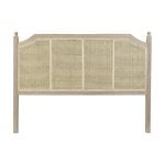 Κεφαλάρι κρεβατιού DKD Home Decor   Φυσικό ξύλο καουτσούκ 160 x 6 x 120 cm