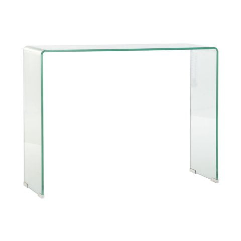 Βοηθητικό Τραπέζι DKD Home Decor 100 x 28 x 75 cm Κρυστάλλινο Διαφανές Πλαστική ύλη