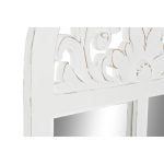 Τοίχο καθρέφτη DKD Home Decor Λευκό Κρυστάλλινο Ξύλο MDF (81 x 2.5 x 162.5 cm)