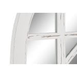 Τοίχο καθρέφτη DKD Home Decor Λευκό Κρυστάλλινο Ξύλο MDF (91 x 2.5 x 182 cm)