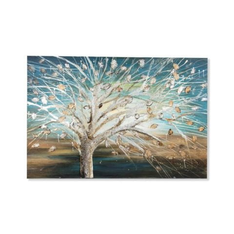 Πίνακας DKD Home Decor Δέντρο (150 x 4 x 100 cm)