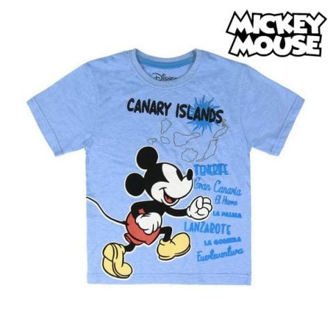 Παιδικό Μπλούζα με Κοντό Μανίκι Canary Islands Mickey Mouse 73489