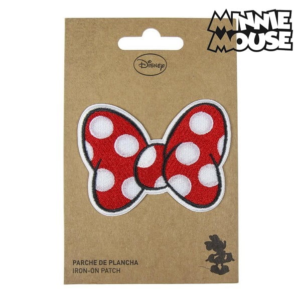 Μπαλωμάτα Minnie Mouse Κόκκινο πολυεστέρας (9.5 x 14.5 x cm)