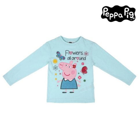 Παιδικό Μακρυμάνικο Μπλουζάκι Peppa Pig Μπλε