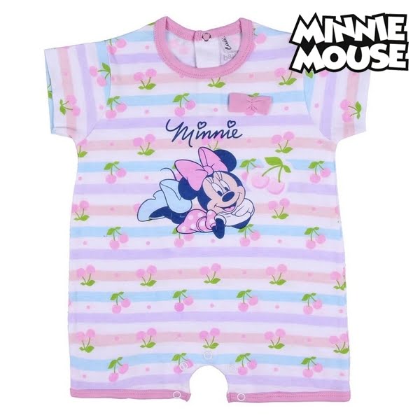 Ολόσωμο Κοντομάνικο για Μωρά Minnie Mouse