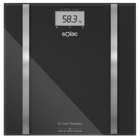 Ψηφιακή Ζυγαριά Μπάνιου Solac PD7636 Μαύρο