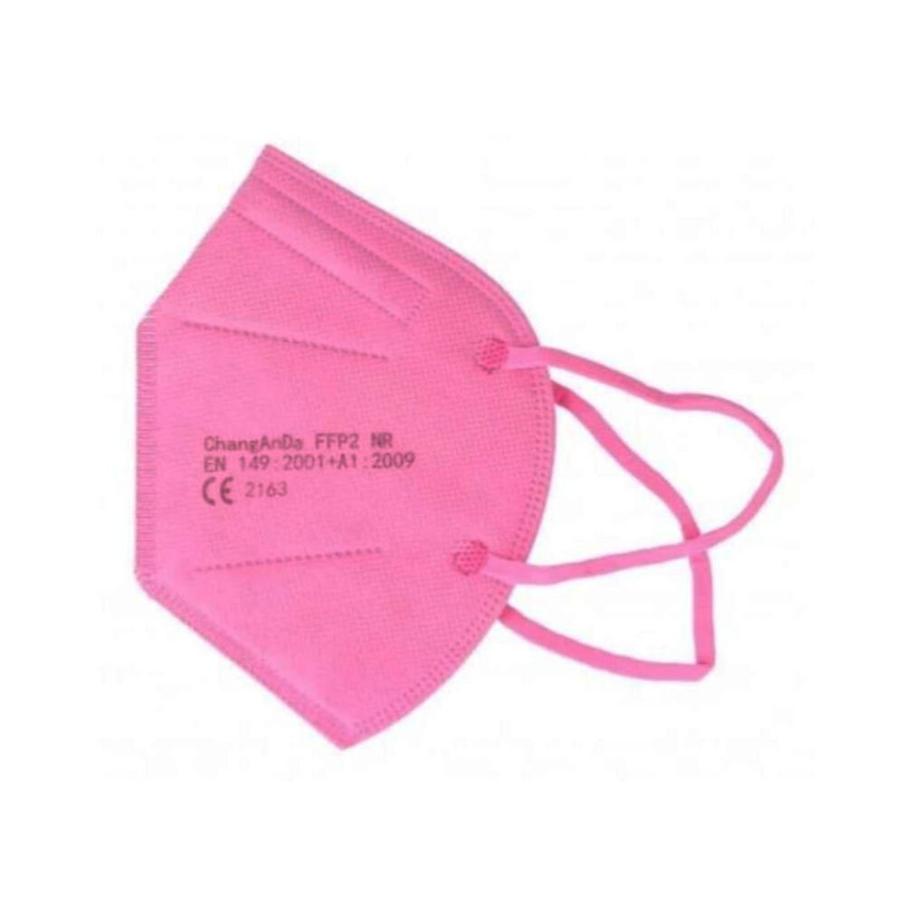 Μάσκα Αναπνευστικής Προστασίας FFP2 Ενηλίκων Ροζ (1 uds)