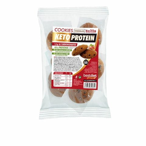 Μπισκότα Keto Protein Πρωτεΐνη Σοκολατί (150 g)