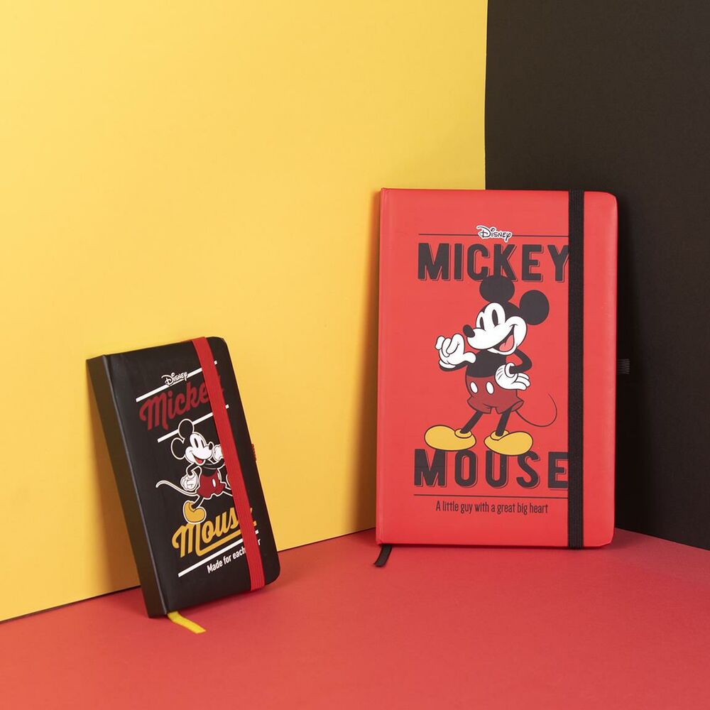 Σημειωματάριο Mickey Mouse Μαύρο A6