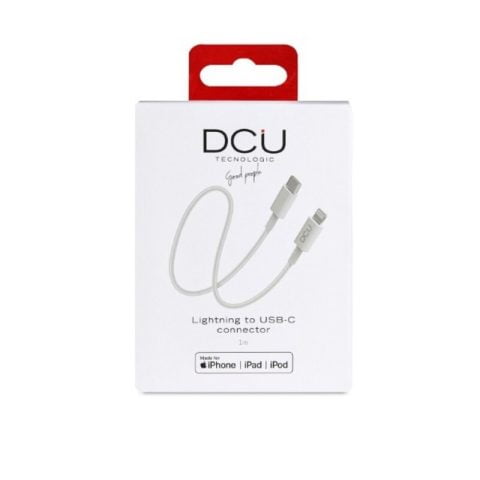 Καλώδιο USB-C σε Lightning iPhone DCU 1 Λευκό 1 m