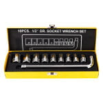 Socket Sets 9 pcs Deli Tools EDL2010T